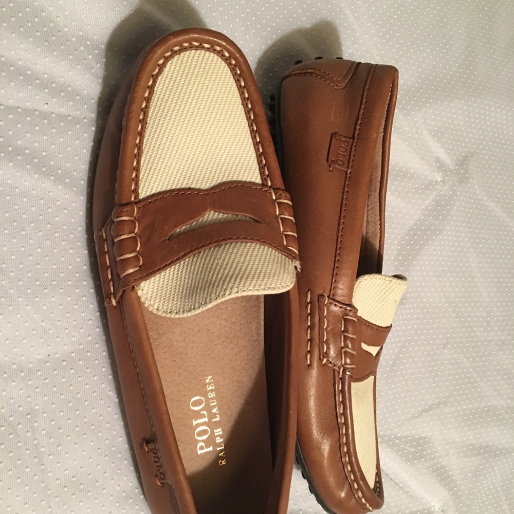 BWOT Ralph Lauren POLO Driving Loafers Sz.7.5